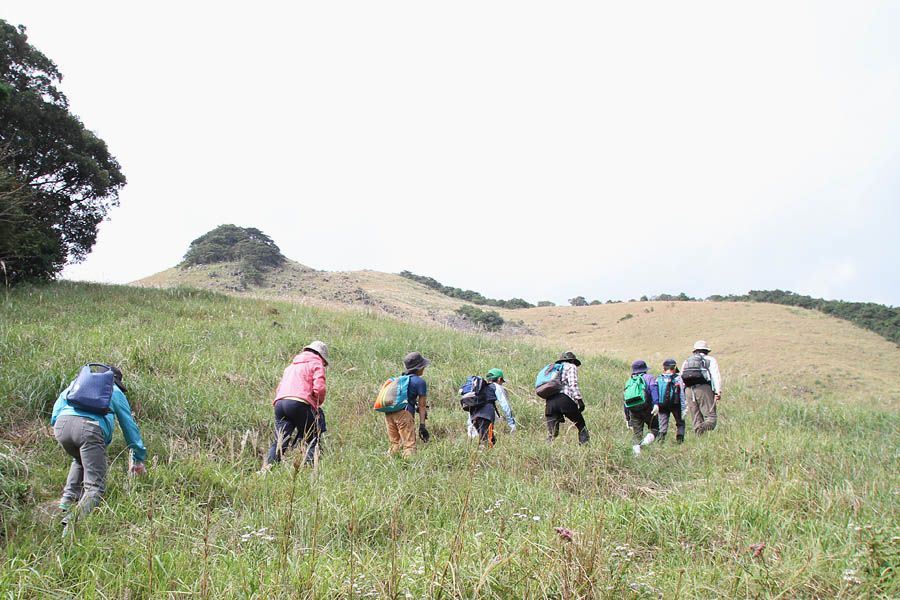 登山中