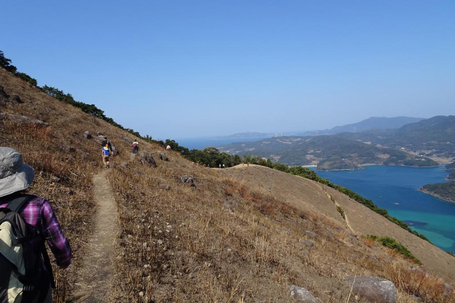 登山中