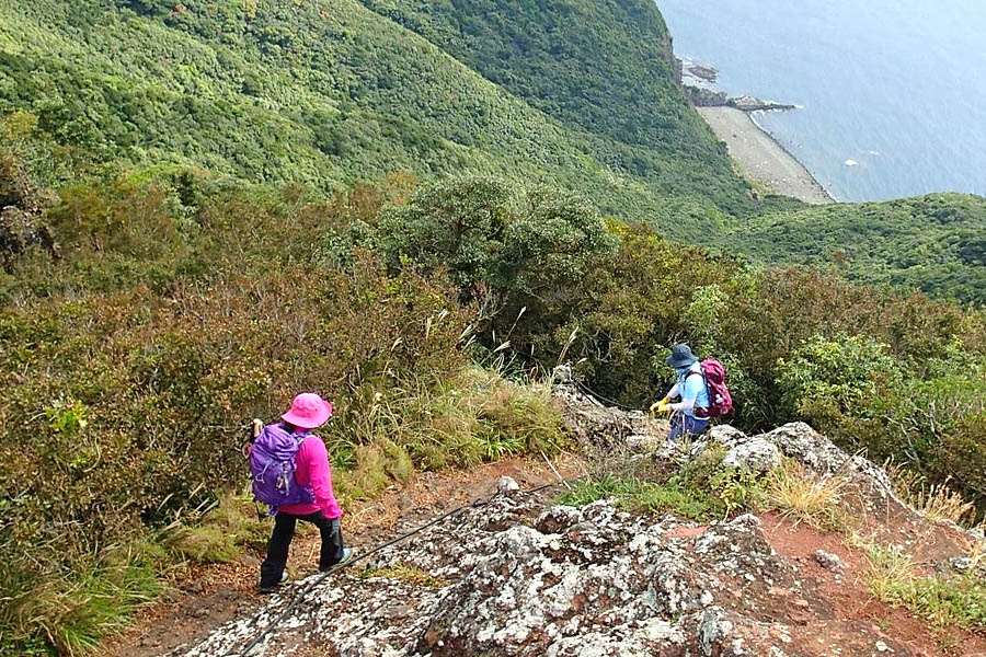 登山中