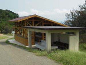 大賀キャンプ場の作業小屋の写真