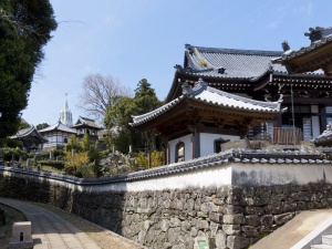 寺院と教会の見える風景_外観